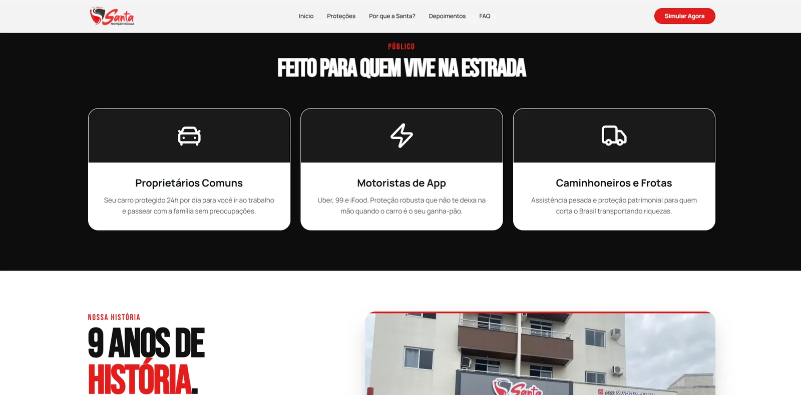 Público · Feito para quem vive na estrada